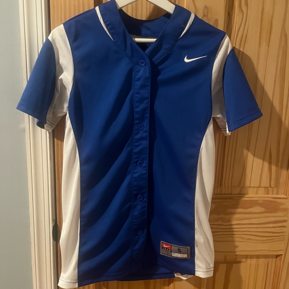 Nike button up jersey